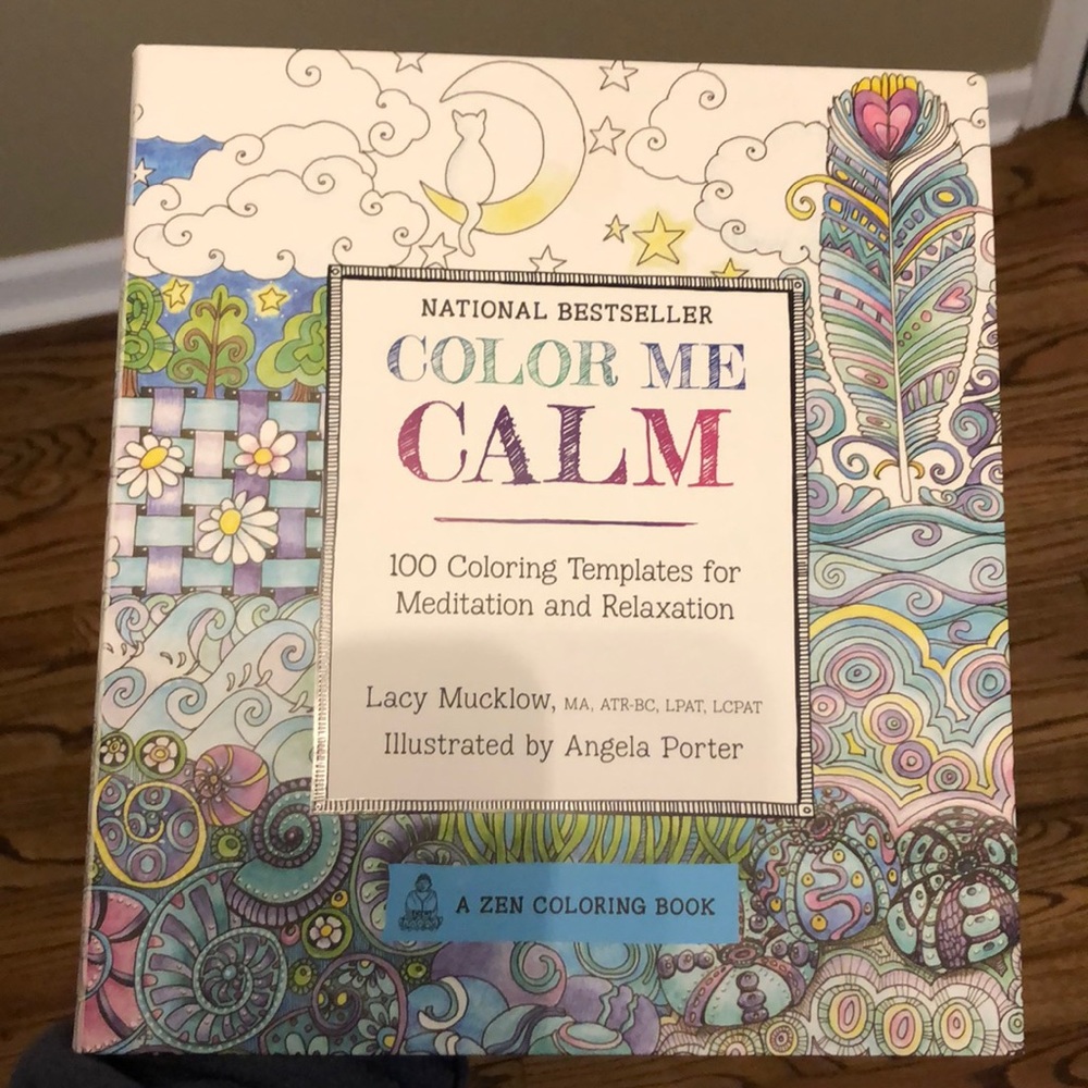 Brand new Color me Calm coloring book